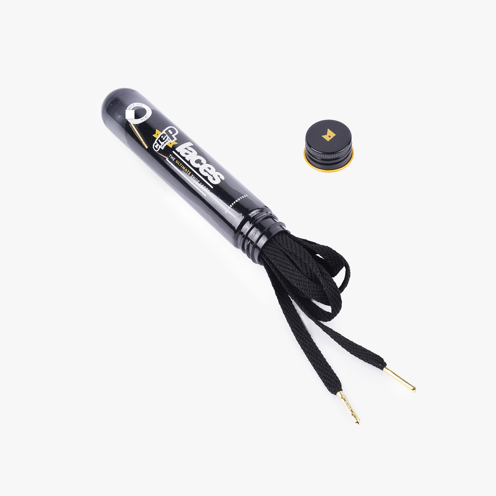 Crep Protect Laces Black (FLAT)