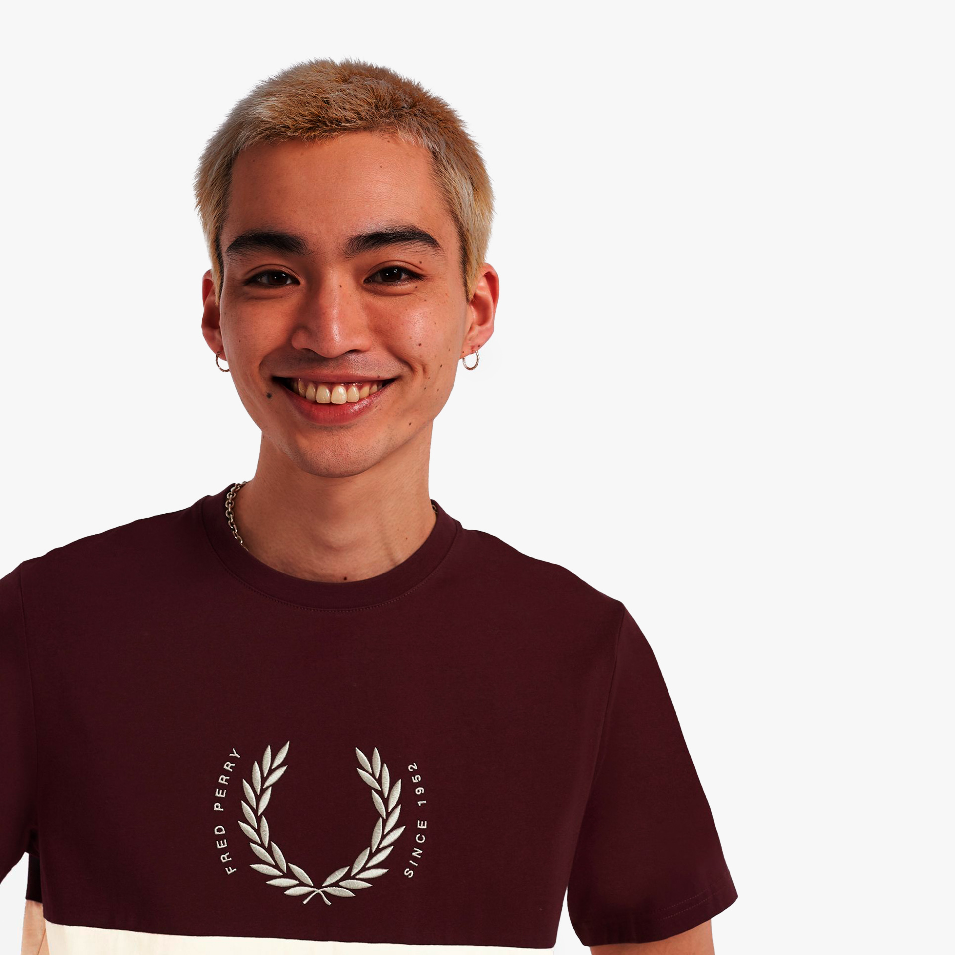 Fred Perry Circle Branding Colour Block