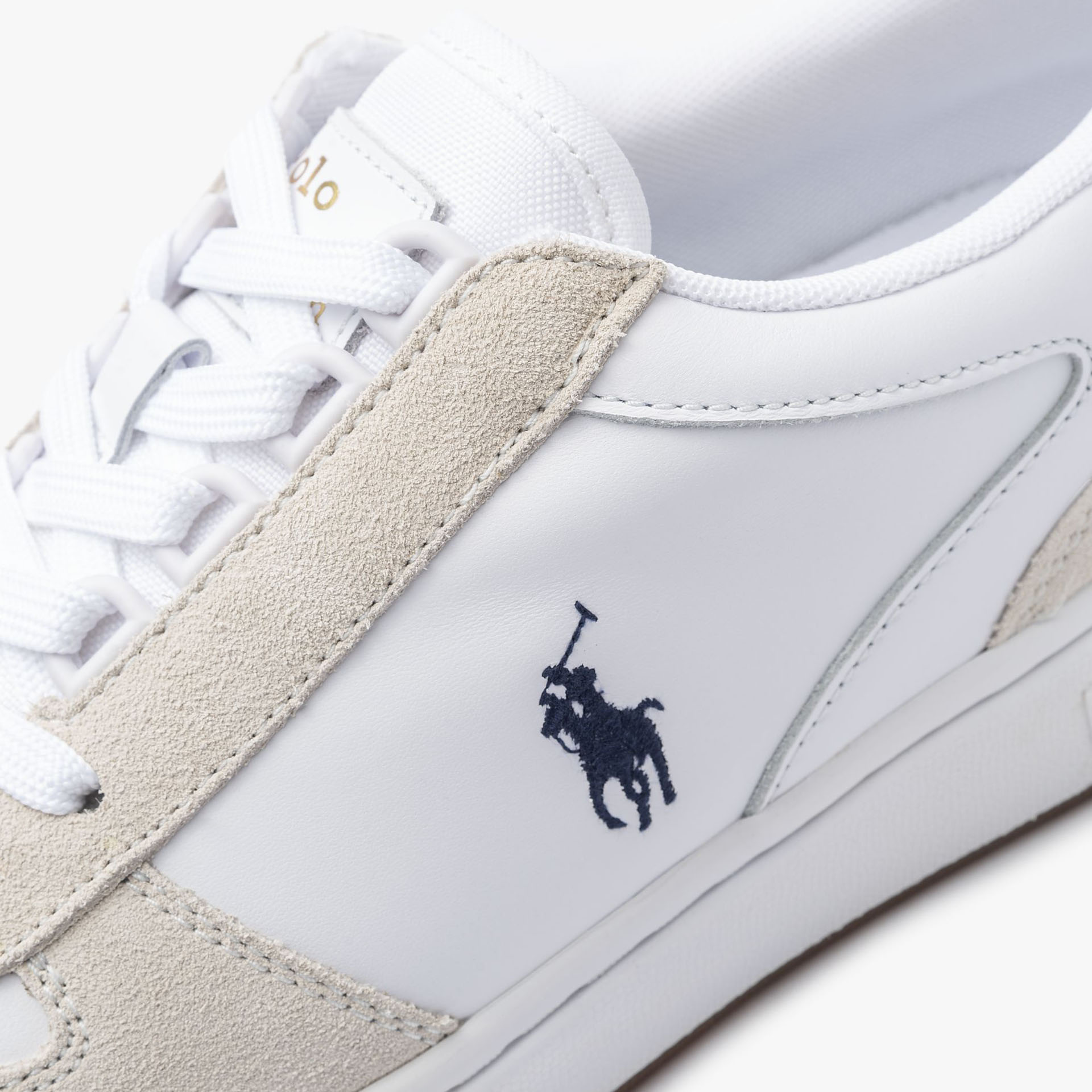 Polo Ralph Lauren Court Leather & Suede Trainer