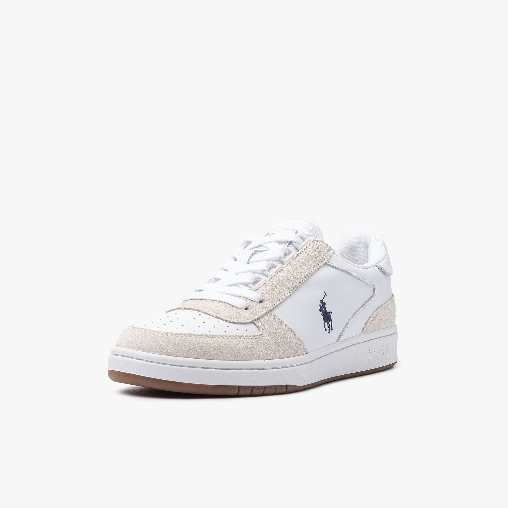 Polo Ralph Lauren Court Leather & Suede Trainer