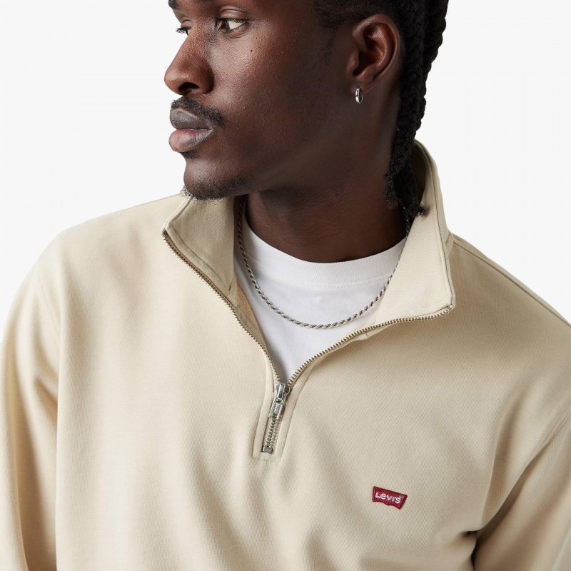 Levis Original Housemark Quarter Zip Pullover Levis Original Housemark Quarter Zip Pullover