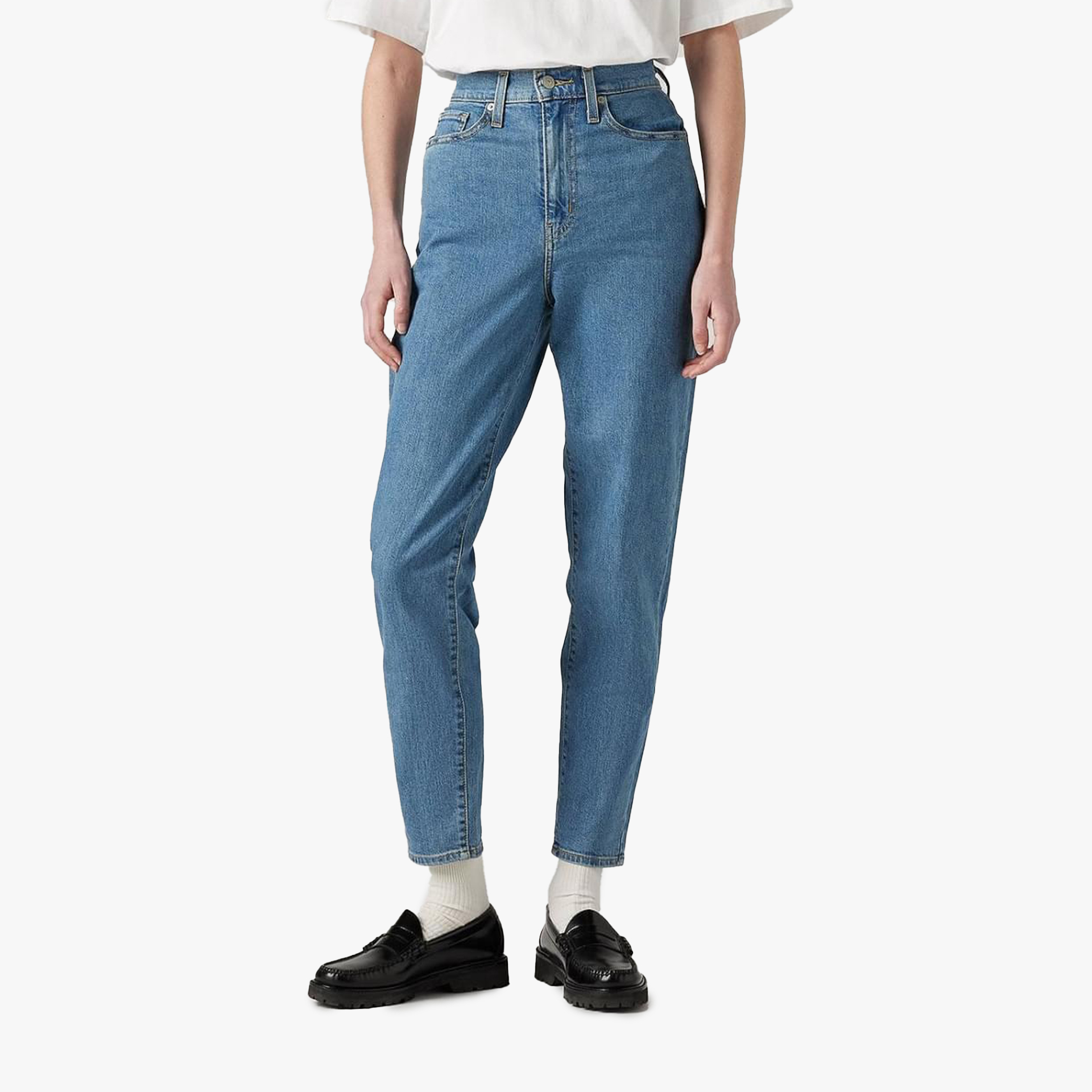 Levis High Waisted Mom Jeans W
