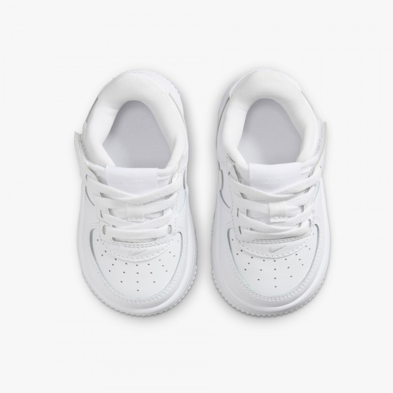 Nike Force 1 Low EasyOn (TD) White/White Nike Force 1 Low EasyOn (TD) White/White
