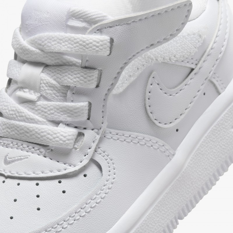Nike Force 1 Low EasyOn (TD) White/White Nike Force 1 Low EasyOn (TD) White/White