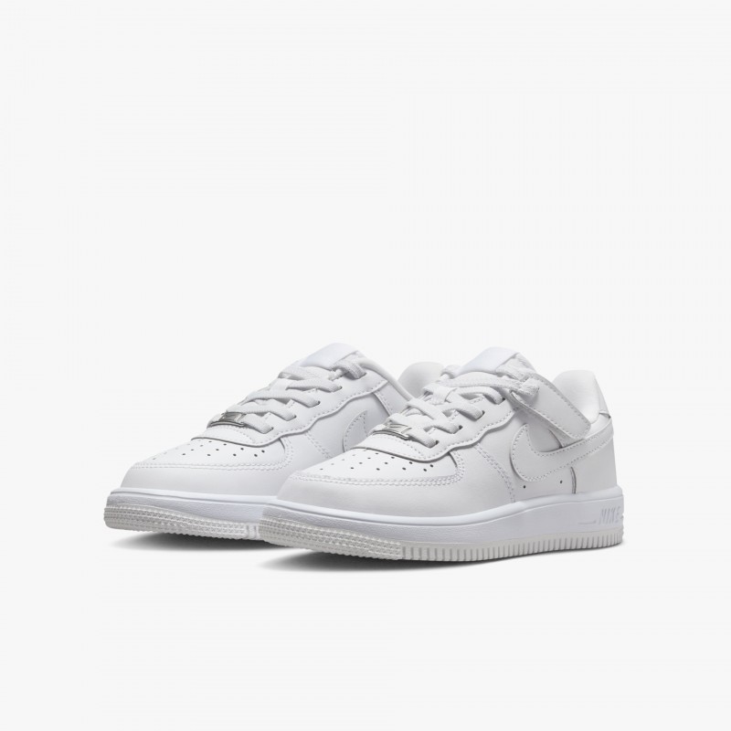 Nike Force 1 Low Easyon (PS) White/White Nike Force 1 Low Easyon (PS) White/White
