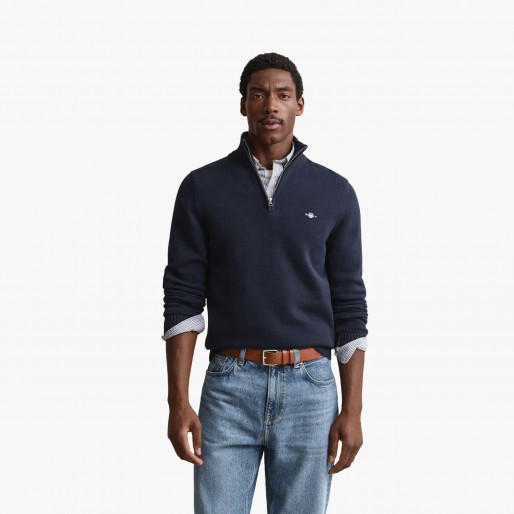 Gant Cotton Knit Half-Zip